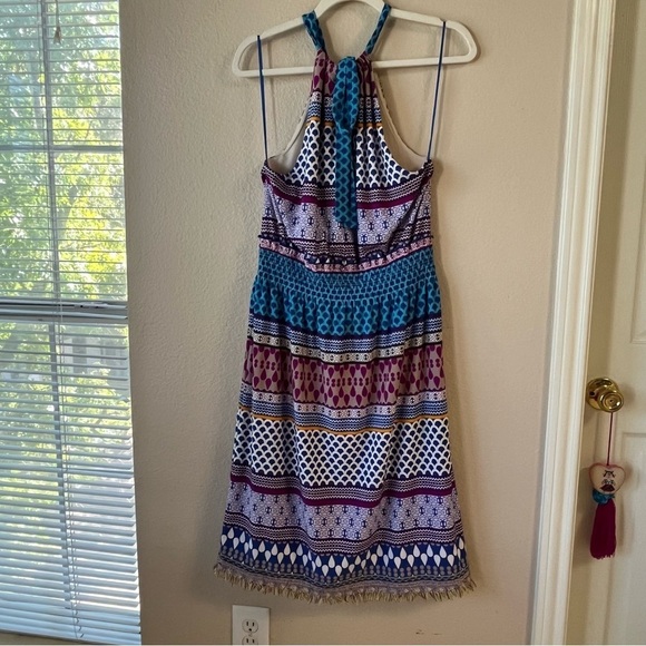 Trina Turk Brooke Midi Dress Halter Multicolored - Size M - Picture 5 of 9
